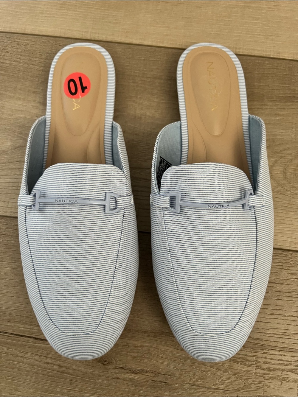 Nautica Labella striped mule loafers